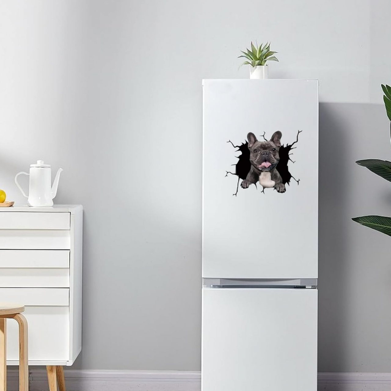 Sticker decorativ perete câine Autocolant perete câine Sticker perete design modern Autocolant perete autoadeziv Decorațiune perete câine Sticker perete animal Autocolant perete 3D câine Sticker perete cameră copii câine Autocolant perete living câine Sticker perete dormitor câine [14]