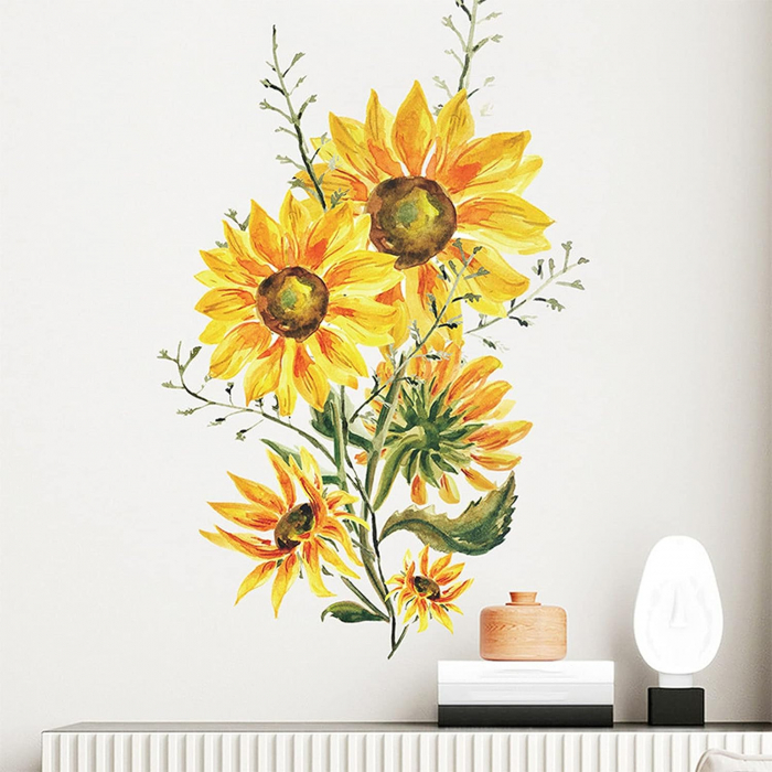 Sticker Decorativ Floarea Soarelui [5]