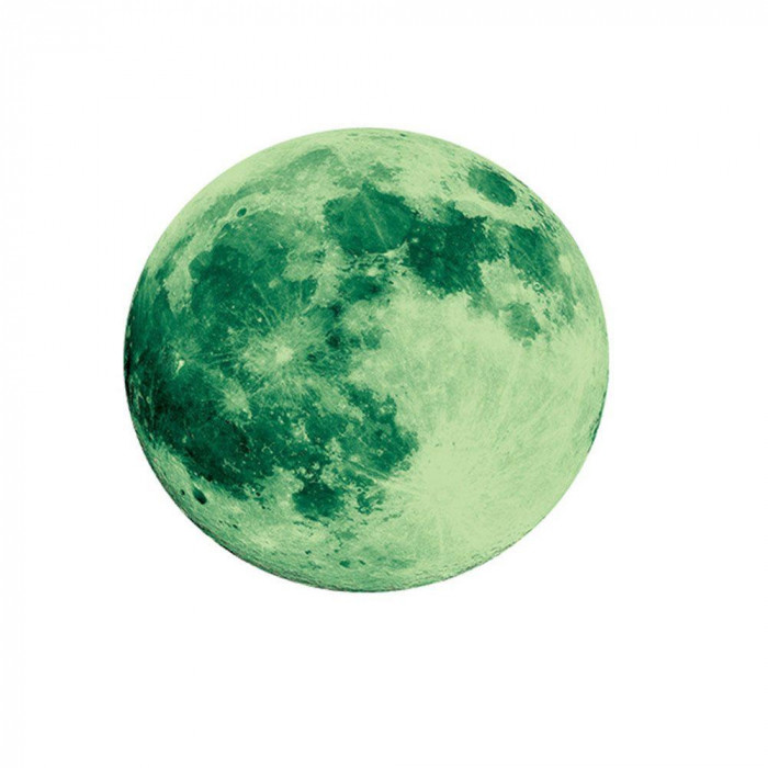 Sticker fosforescent luna [5]