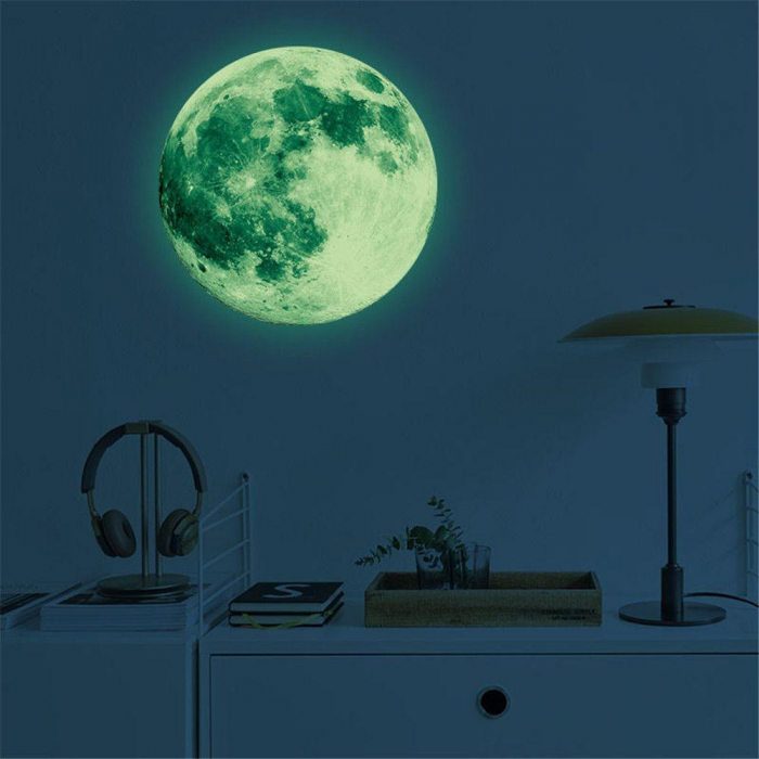Sticker fosforescent luna [2]