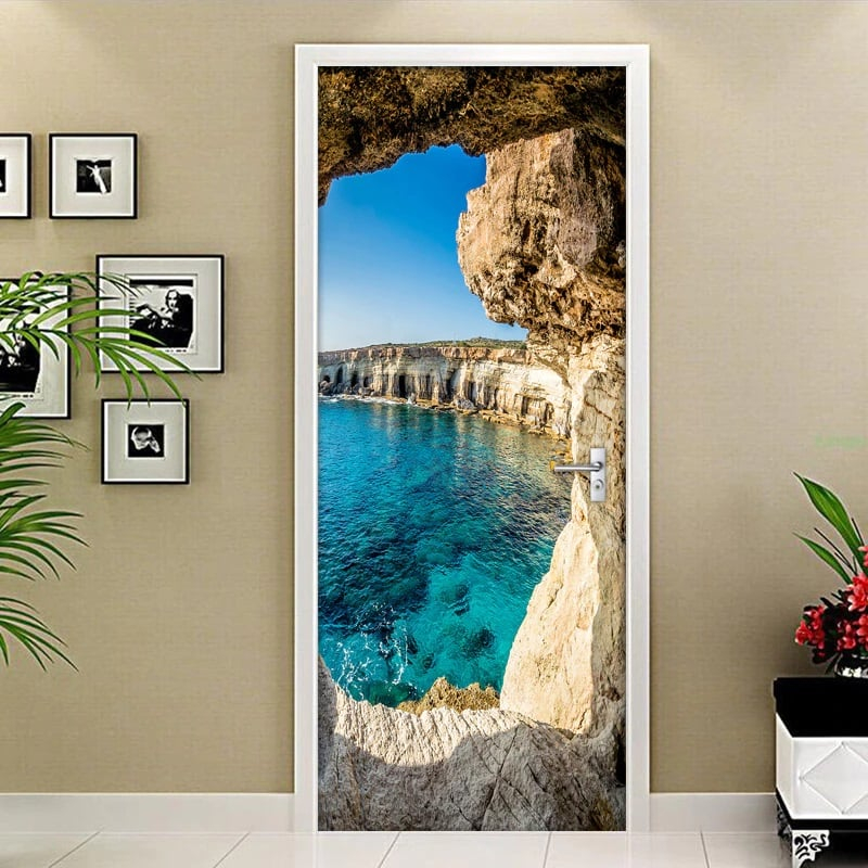 Sticker decorativ ușă 3D Autocolant ușă efect 3D realist Sticker ușă model Laguna Albastră Autocolant adeziv ușă 78x200 cm Sticker ușă design peisaj marin Autocolant decorativ ușă peisaj Sticker ușă interior 3D Autocolant ușă peisaj tropical Sticker ușă autoadeziv 3D Autocolant ușă efect vizual 3D [13]