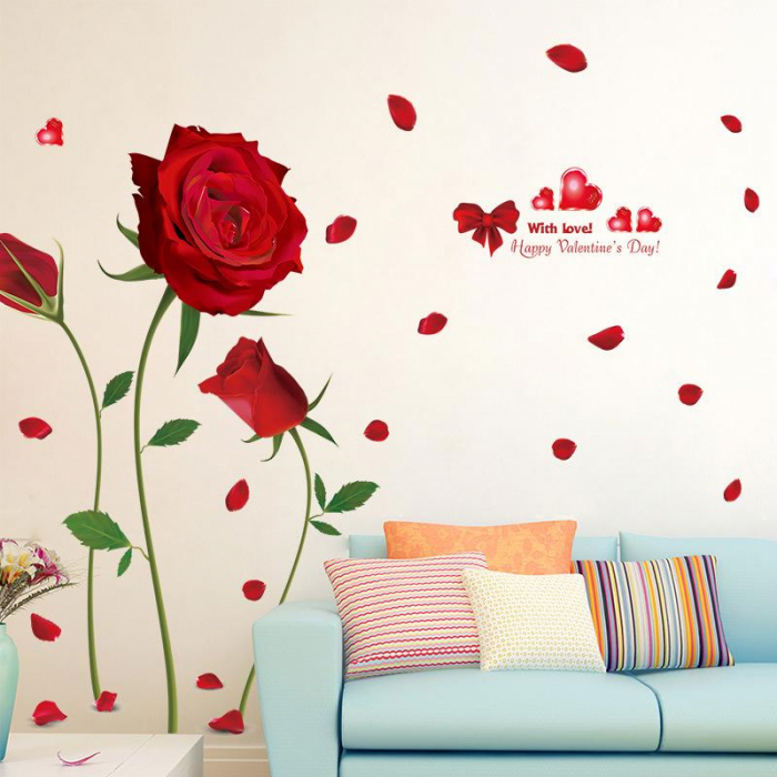 Sticker decorativ trandafiri [3]