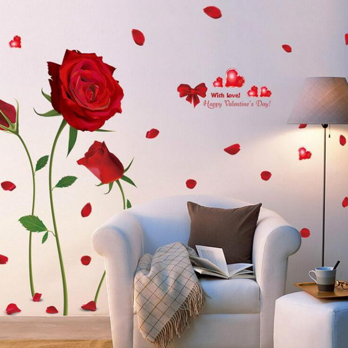 Sticker decorativ trandafiri [2]