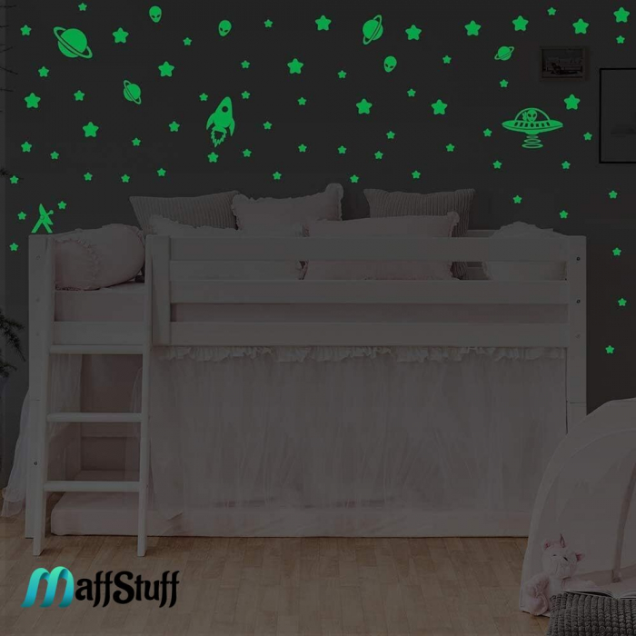 Stickere Decorative de Perete Fosforescente [3]