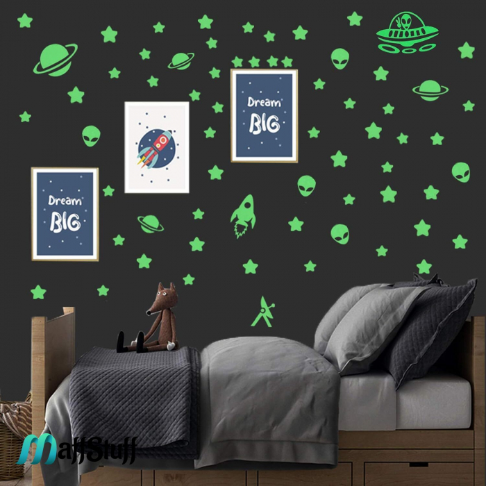 Stickere Decorative de Perete Fosforescente [10]