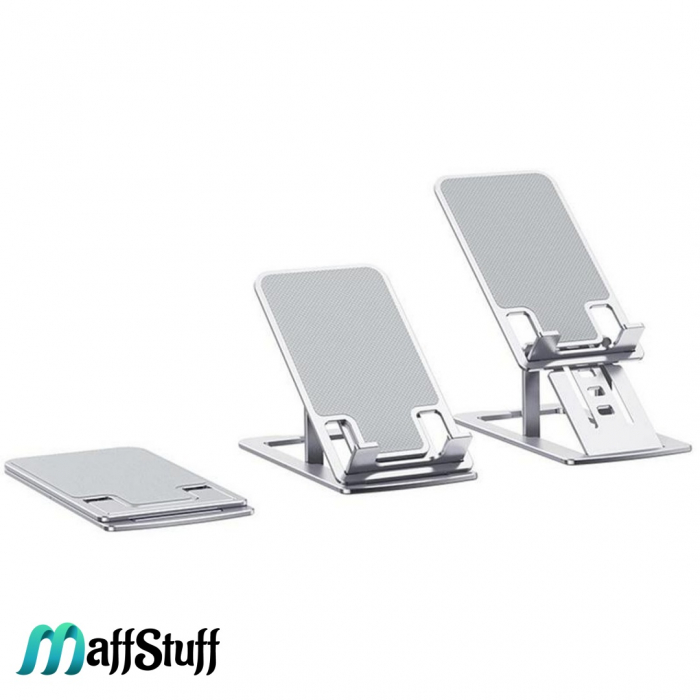 Suport birou din aluminiu pentru telefon sau tableta [15]