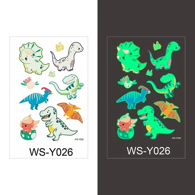 Tatuaje Fosforescente Autocolante – Stickere Temporare Glow, Ușor de Aplicat & Rezistente [11]