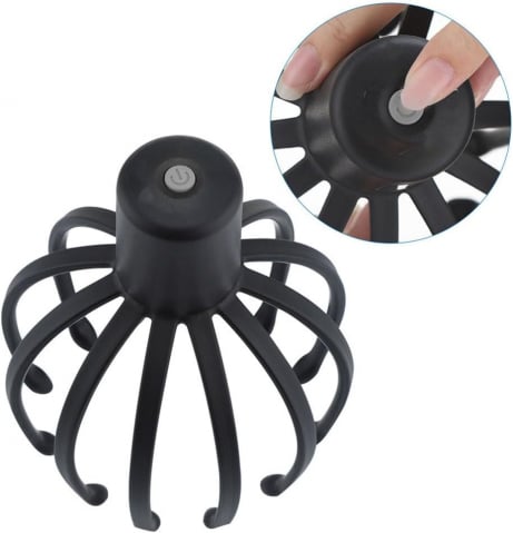 Aparat Masaj Capilar Electric – Vibrații, Lumina Infraroșu, Reflexoterapie, Acumulator Lithium-Ion [3]