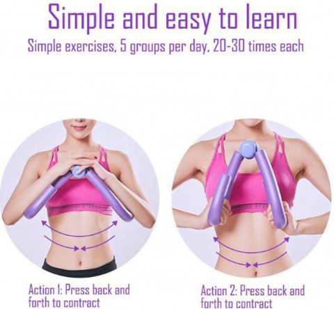 Aparat Fitness pentru Tonifiere Mușchi Coapse, Brațe, Gambe, Picioare, Piept și Spate – Dispozitiv Universal [11]