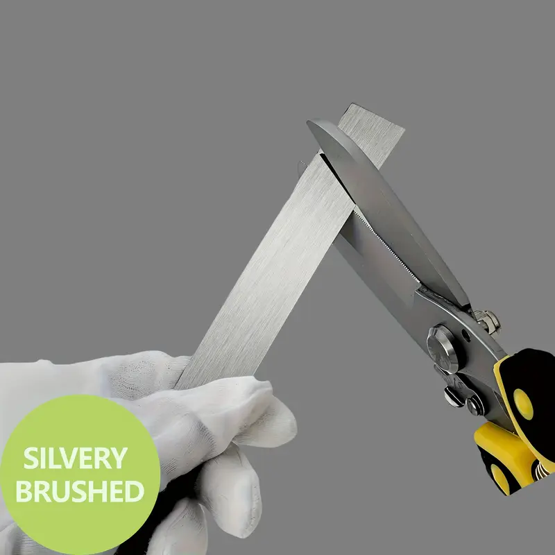 Bandă decorativă adezivă inox argintiu periat brushed silver [2]