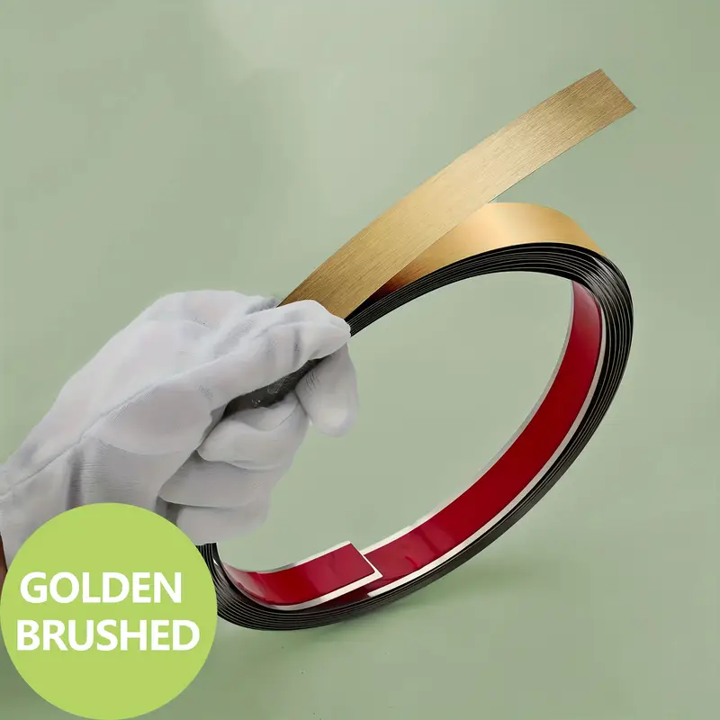 Toate produsele - Bandă decorativă adezivă inox auriu mat periat