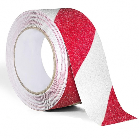 Unelte - Accesorii DIY - bandă adezivă antialunecare bandă autoadezivă antiderapantă bandă abrazivă cu granulație grosieră bandă antialunecare pentru gresie bandă antiderapantă pentru beton bandă antialunecare pentru parchet bandă antiderapantă pentru metal bandă antialunecare alb cu roșu bandă de siguranță pentru trepte bandă adezivă pentru scări bandă antiderapantă 5 cm x 5 metri bandă de avertizare antialunecare bandă adezivă pentru suprafețe alunecoase bandă antialunecare pentru uz industrial bandă de protecție împotriva alunecării