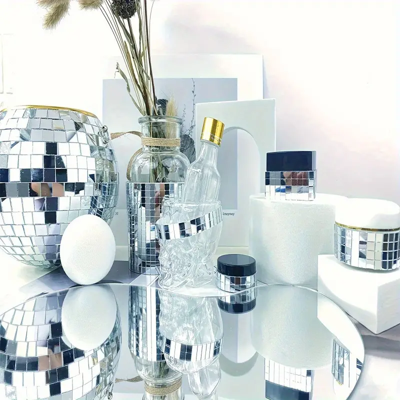 banda oglinda tip mozaic Banda adeziva oglinda  banda adeziva decorativa  benzi oglinzi banda adeziva tip oglinda Banda adeziva oglinda argintiu Banda decorativa argintie Banda adeziva decorativa cu oglinzi decorative [20]