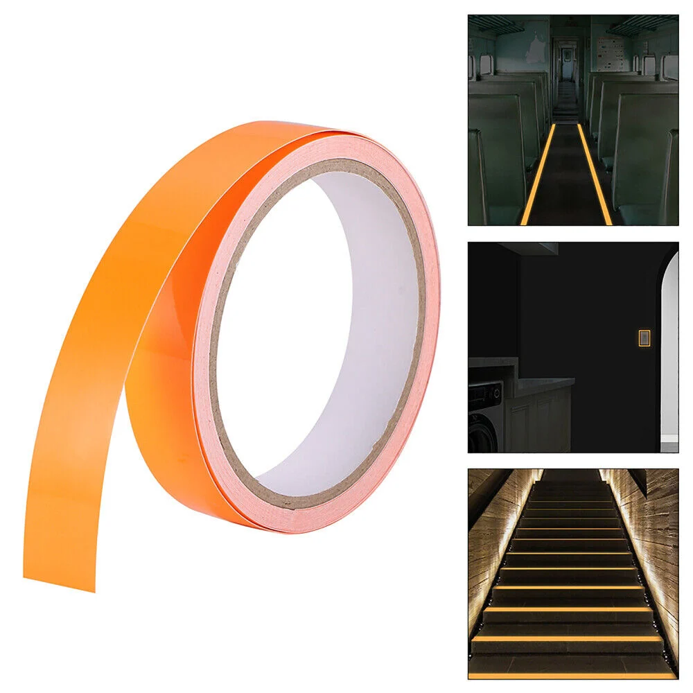 Decorative - banda fosforescenta banda fosforescenta auto banda adeziva fosforescenta banda fosforescenta luminoasa Benzi Fosforescente banda fosforescenta pentru pescuit banda fosforescenta portocalie