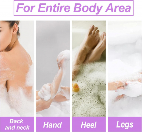 Burete de Baie Exfoliant din Silicon – Curățare Eficientă & Piele Catifelată, Ideal pentru Igiena Zilnică [10]