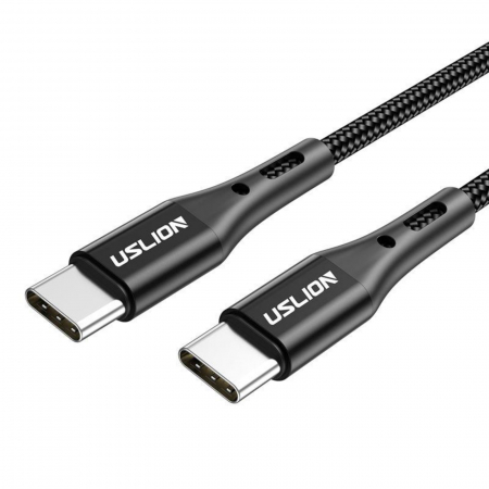 Cablu de date USB C la USB C, transfer date si incarcare super rapida Power Delivery de 60W [0]