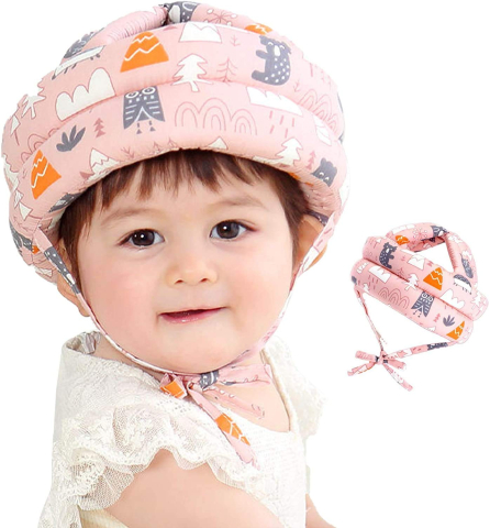 Toate produsele - casca protectie bebelusi antisoc roz maffstuff