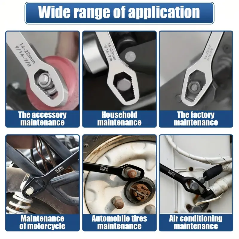 Cheie Fixă Torx 15 în 1 Universal – 8-22 mm, Oțel Galvanizat, All in One [1]
