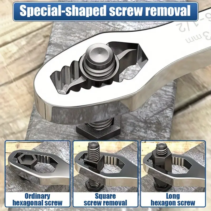 Cheie Fixă Torx 15 în 1 Universal – 8-22 mm, Oțel Galvanizat, All in One [5]