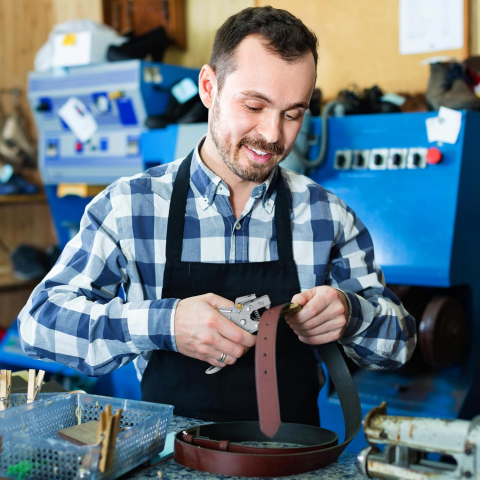 Clește de Capsat pentru Textile, Piele, Hârtie și Plastic – 100 Capse Ø5mm, Oțel Inoxidabil, Ideal pentru Diverse Proiecte [2]