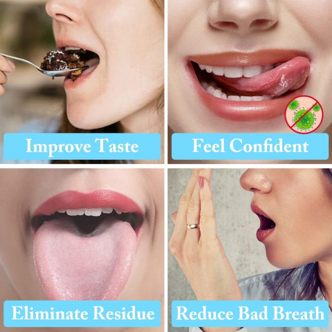 Curățător de Limbă din Oțel Inoxidabil Medicinal – Igienă Orală Premium [1]