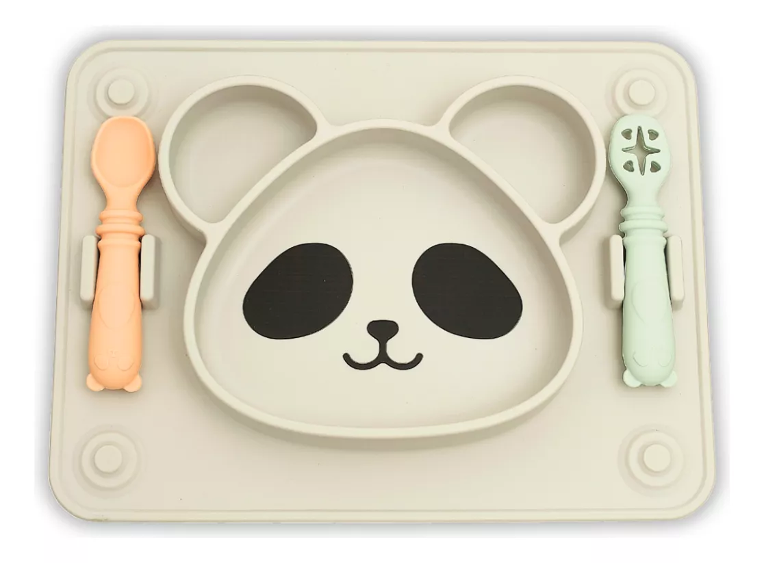 Copii - Jucării - Farfurie pentru Bebelusi – Model Panda, Sigură, Fără BPA