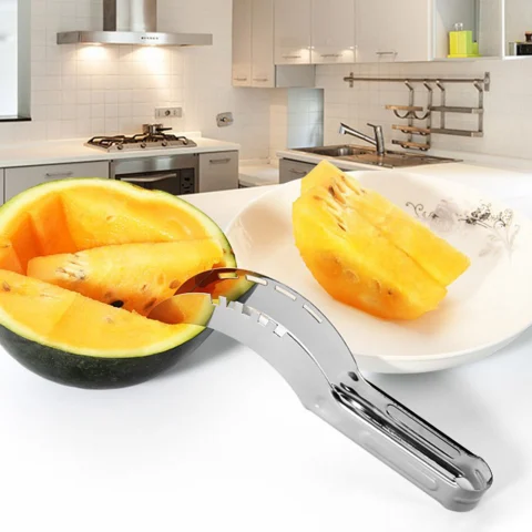 Feliator pepene din inox cu funcție de clește – 22 cm [8]