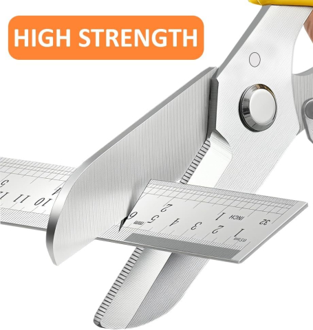 Foarfeca pentru tabla MaffStuff lama dreapta si zimtata [3]