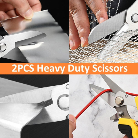 Foarfeca pentru tabla MaffStuff lama dreapta si zimtata [4]