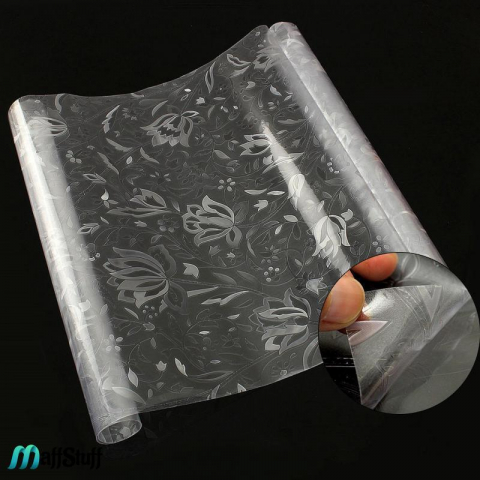 Folie Decorativa Geamuri, Model Floral Lalea 3D, Folie Decorativa Pentru Geam Folie autocolanta geam Folie Geam Folie autocolanta geam termopan Folie geam sa nu se vada din exterior Folie geam termopan sa nu se vada in casa Folie adeziva pentru geam [13]