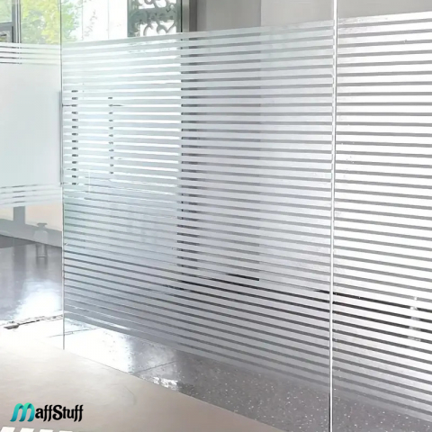 Folie Decorativa Pentru Geam, Dungi Mate Pentru Intimitate si Protectie Solara, Folie Decorativa Pentru Geam Folie autocolanta geam Folie Geam Folie autocolanta geam termopan Folie geam sa nu se vada din exterior Folie geam termopan sa nu se vada in casa Folie sablata Folie mata pentru geam Folie adeziva pentru geam [21]