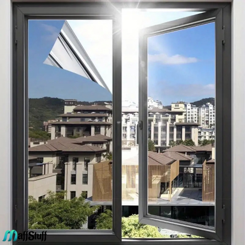 Folie Geam Folie Geamuri cu Efect de Oglinda Folii ferestre Folie reflexiva pentru geam Folie autocolanta geam termopan Folie geam sa nu se vada din exterior Folie geam termopan sa nu se vada in casa [20]