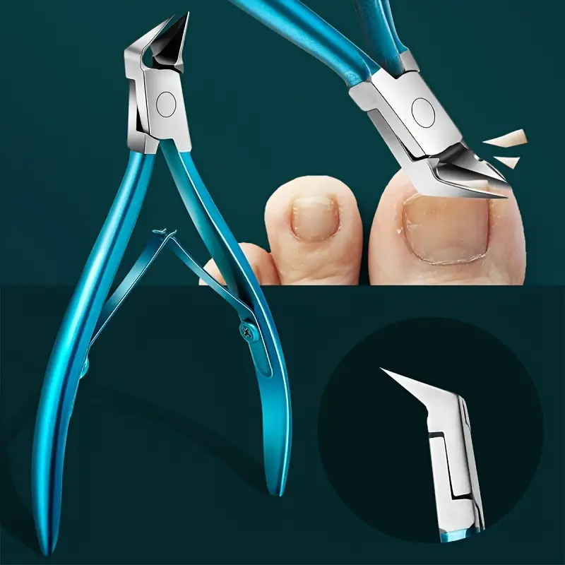 Forfecuță Profesională pentru Manichiură & Pedichiură – Cap Drept 120°, Design Ergonomic, Manevrabilitate Ușoară [7]
