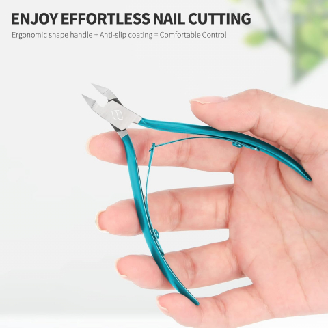 Forfecuță Profesională pentru Manichiură & Pedichiură – Cap Drept 120°, Design Ergonomic, Manevrabilitate Ușoară [15]