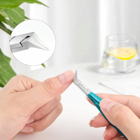 Forfecuță Profesională pentru Manichiură & Pedichiură – Cap Drept 120°, Design Ergonomic, Manevrabilitate Ușoară [10]