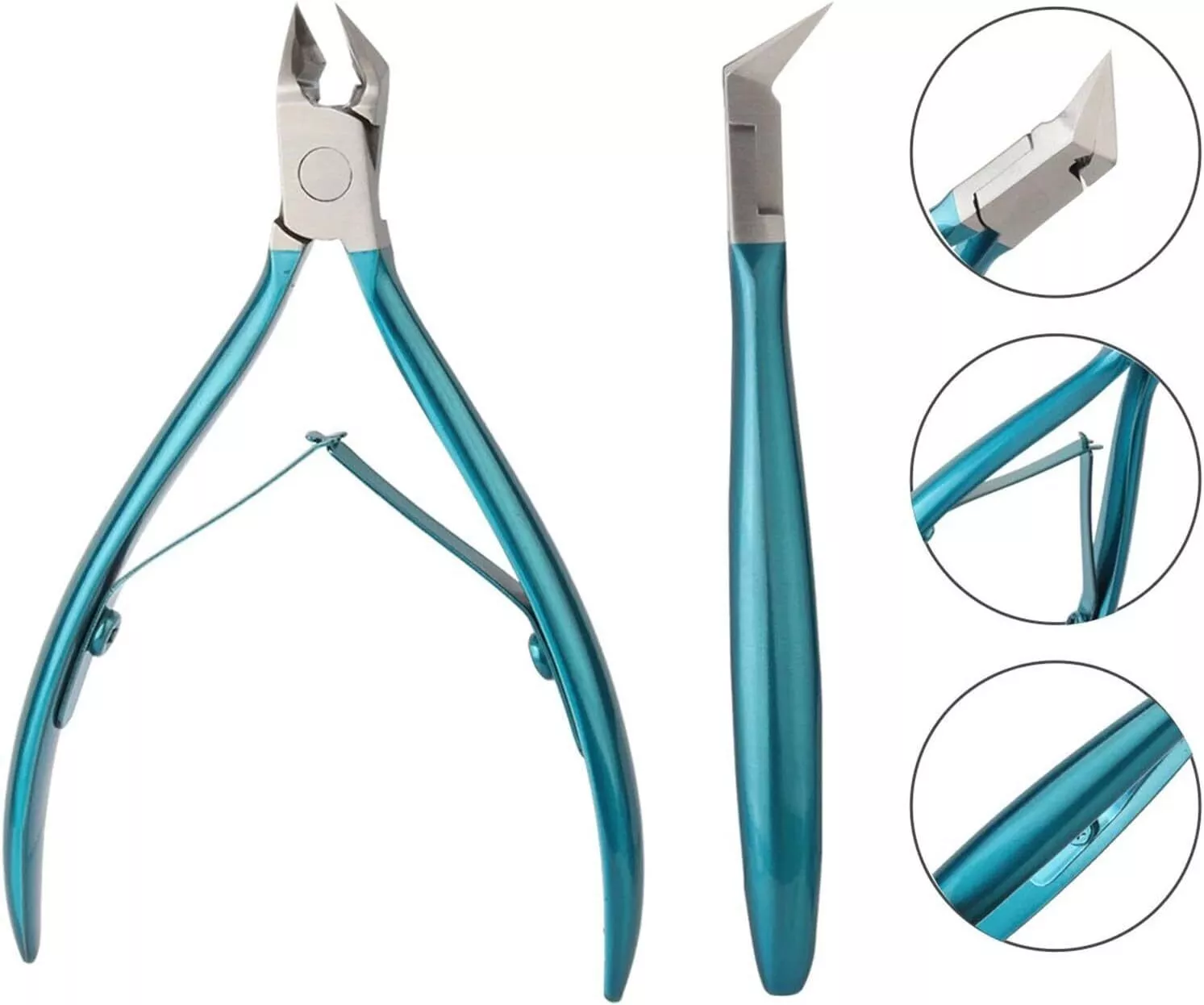 Forfecuță Profesională pentru Manichiură & Pedichiură – Cap Drept 120°, Design Ergonomic, Manevrabilitate Ușoară [21]
