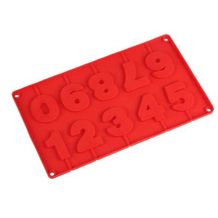 Forma din silicon pentru 10 Acadele, numere [1]