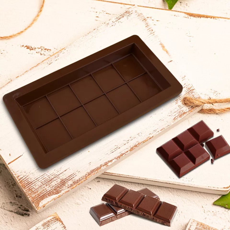 Casă - Grădină - Formă Silicon Ciocolată Dubai – 25x13 cm, Maro, Ideală pentru Deserturi Fine