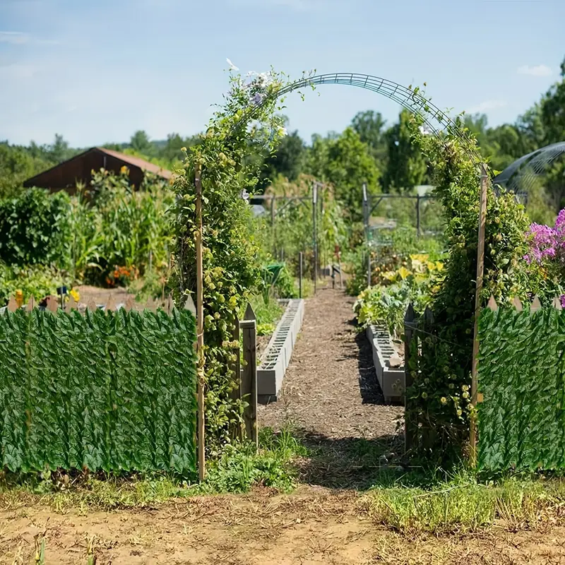 Gard Viu Verde Artificial – Umbra Naturală pentru Spații Exterioare [11]