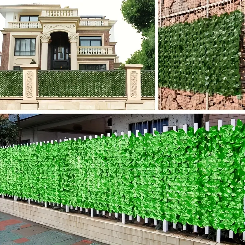 Gard Viu Verde Artificial – Umbra Naturală pentru Spații Exterioare [10]