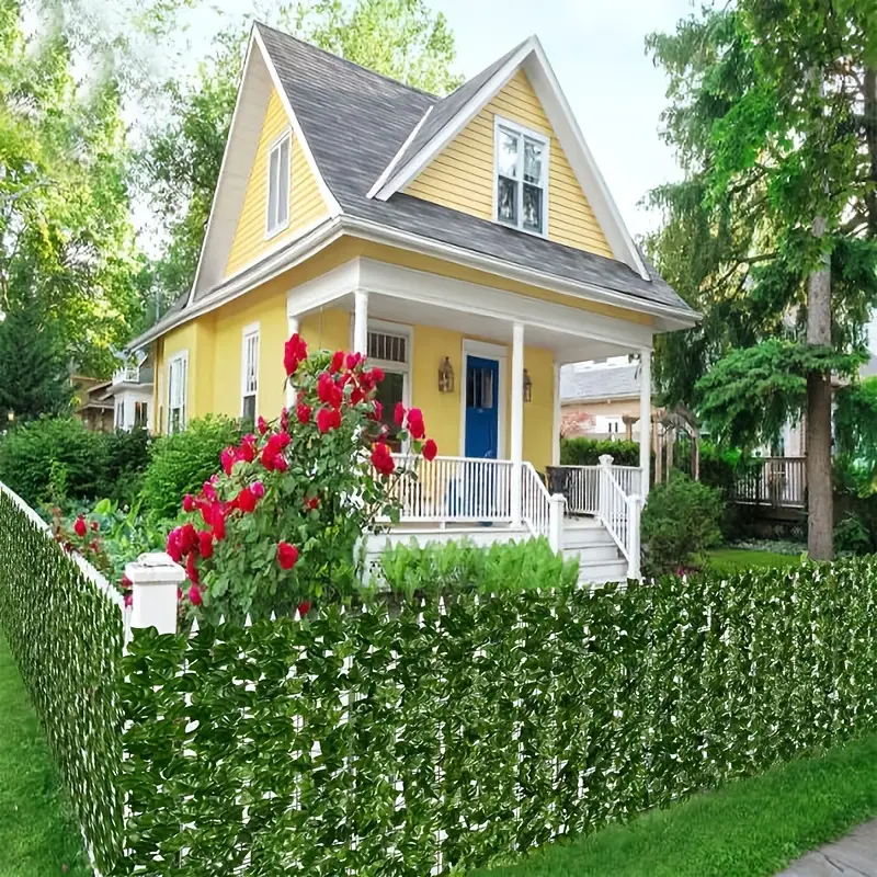 Gard Viu Verde Artificial – Umbra Naturală pentru Spații Exterioare [6]
