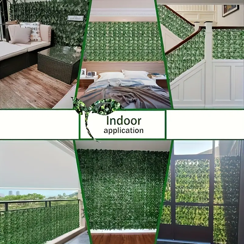 Gard Viu Verde Artificial – Umbra Naturală pentru Spații Exterioare [18]