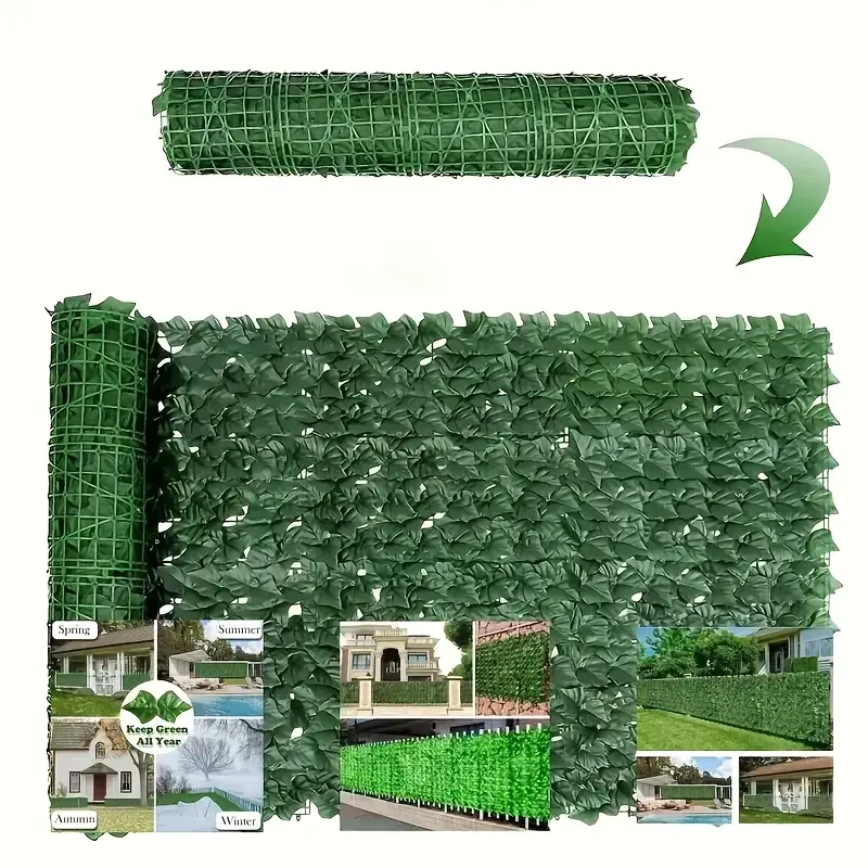 Gard Viu Verde Artificial – Umbra Naturală pentru Spații Exterioare [19]