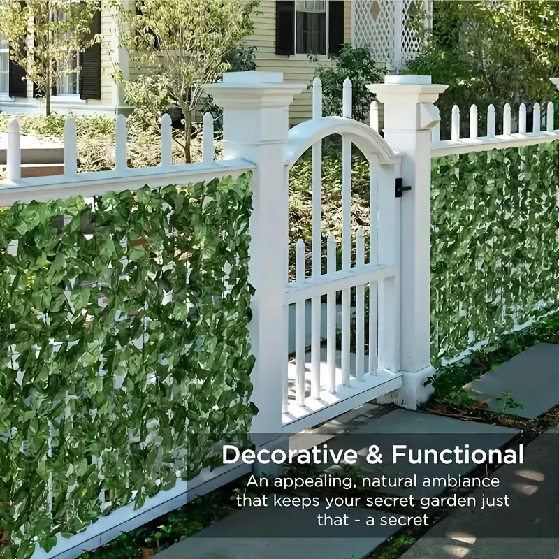 Gard Viu Verde Artificial – Umbra Naturală pentru Spații Exterioare [23]