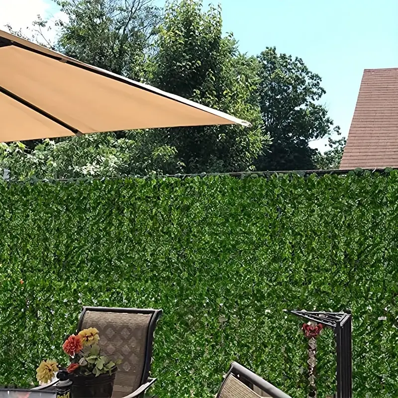 Gard Viu Verde Artificial – Umbra Naturală pentru Spații Exterioare [8]