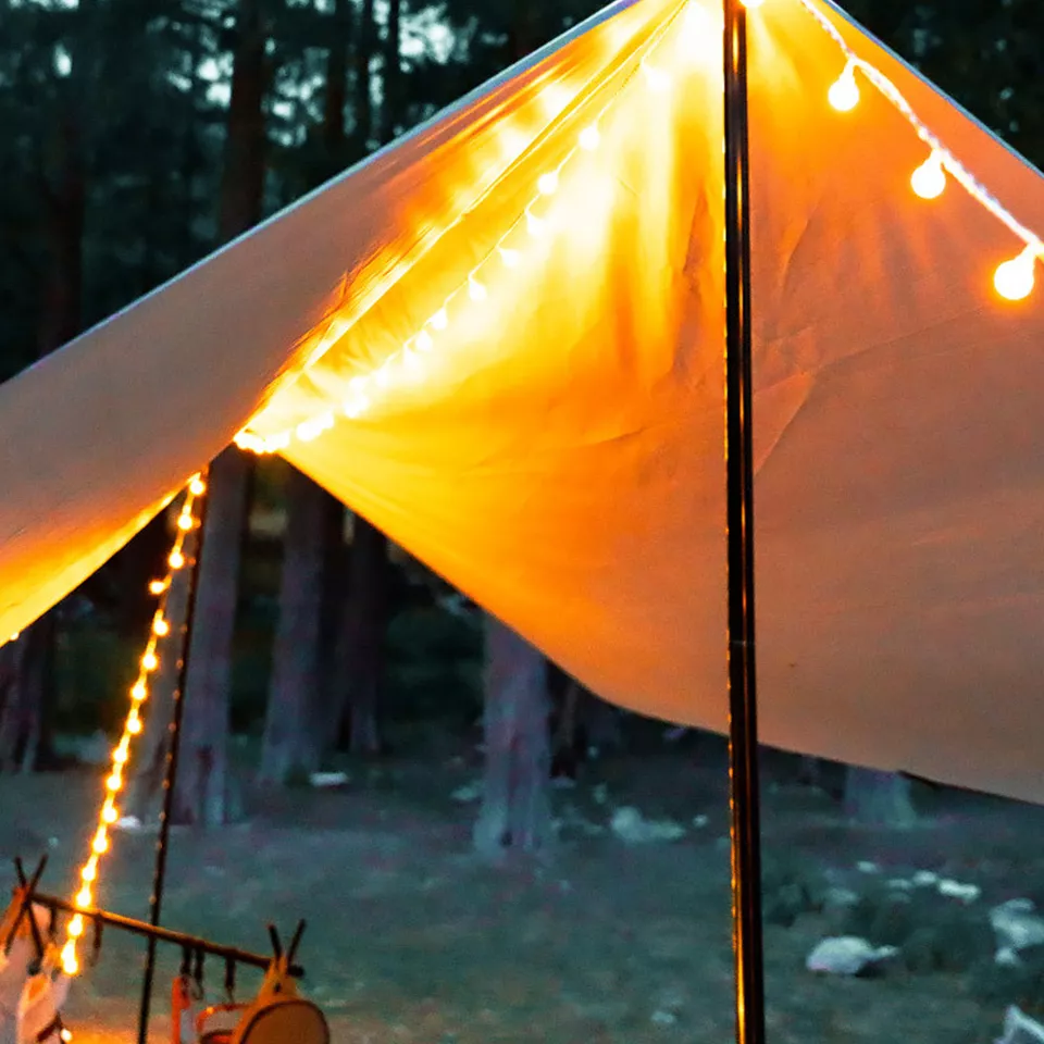 Instalație Becuri LED 6m, 40 LED-uri Lumină Caldă – Decor Terasă, Grădină, Cameră [8]