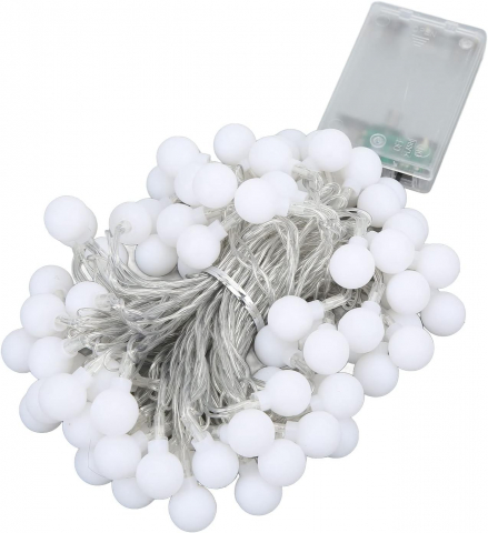 Instalație Becuri LED 6m, 40 LED-uri Lumină Caldă – Decor Terasă, Grădină, Cameră