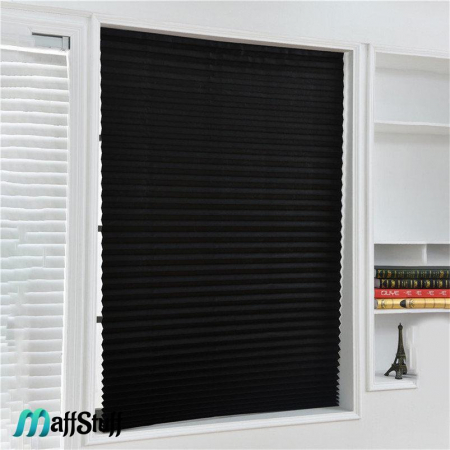 Jaluzea fereastră PVC Jaluzea textilă autoadezivă Prindere ușoară pentru jaluzea Jaluzele decorative pentru ferestre Întunecare ferestre PVC Îmbunătățire ambient interior Înfrumusețare fereastră PVC [11]