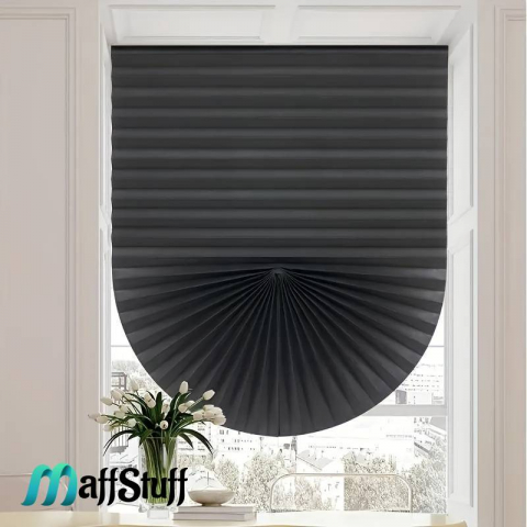 Jaluzea fereastră PVC Jaluzea textilă autoadezivă Prindere ușoară pentru jaluzea Jaluzele decorative pentru ferestre Întunecare ferestre PVC Îmbunătățire ambient interior Înfrumusețare fereastră PVC [17]