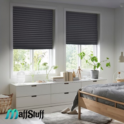 Jaluzea fereastră PVC Jaluzea textilă autoadezivă Prindere ușoară pentru jaluzea Jaluzele decorative pentru ferestre Întunecare ferestre PVC Îmbunătățire ambient interior Înfrumusețare fereastră PVC [25]